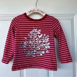 •Hanna Andersson• Girl’s Long Sleeve Striped Tee - Size 3